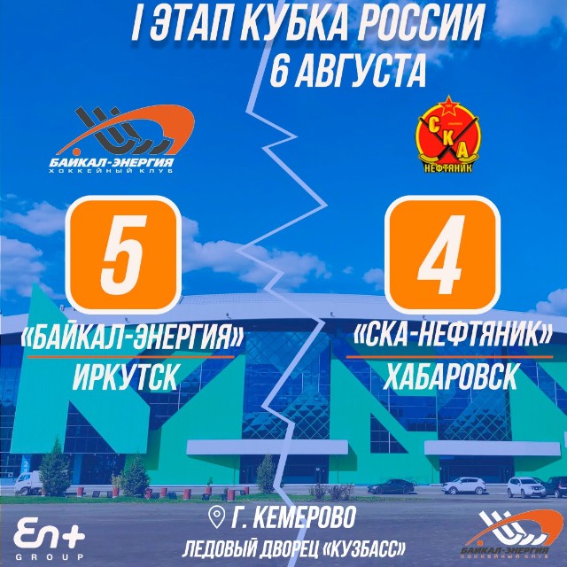 Кубок России 2021. Байкал-Энергия (Иркутск)- СКА-Нефтяник (Хабаровск) 5:4 (4:1) 