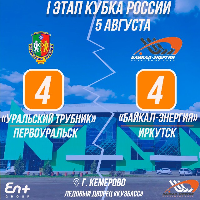 Кубок России 2021. Уральский Трубник (Первоуральск) – Байкал-Энергия (Иркутск) 4:4 (1:3)