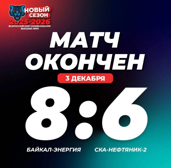 Первый матч с Хабаровском завершаем победой!