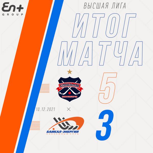 Второе поражение «Байкал-Энергии»-2 