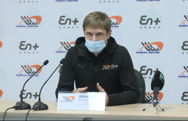 Пресс-конференция по итогам матча "Байкал-Энергия" - "Водник"